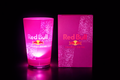 Verre lumineux Rose Fuschia