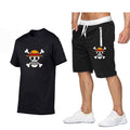 One Piece Mugiwara Symbol Short Sleeves+Pants Clothes